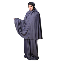 Boutique Ramadan Plain Prayer Telekung Vêtements musulmans islamiques pour femmes