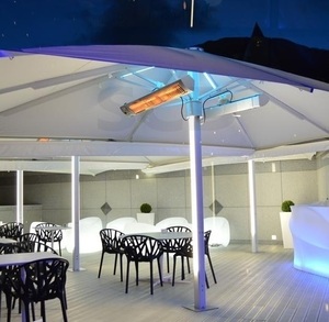 New Square ombrellone 3M 4M 5M 6M alluminio Patio Led ombrelli per terrazza - Product Image 3
