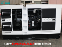 Groupe électrogène industriel Cummins 140 kW/kVA 150 kW/150 kVA, générateur diesel monophasé/triphasé 50/60 Hz pour solution d'alimentation de secours hôtelière