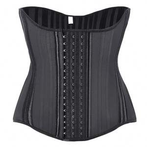 25 Acier Os Latex Ceinture Gaine Corset <span class=keywords><strong>Fajas</strong></span> Post Operatorias <span class=keywords><strong>Fajatex</strong></span> BBL Taille Formateur Shaper Porter Minceur Ventre Ceinture - Product Image 2