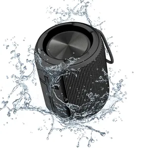 OZZIE E100 Tragbares wasserdichtes Premium-Stereo-WLAN mit patentiertem MIC-Bass-Bluetooth-Lautsprecher für den Außenbereich