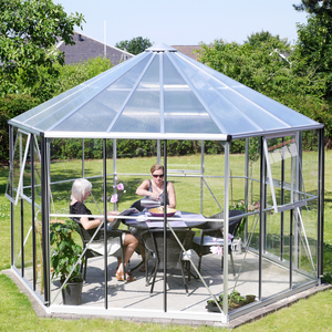 Alumínio quadro <span class=keywords><strong>hexagonal</strong></span> estufa jardinagem e estufa divertido - Product Image 2