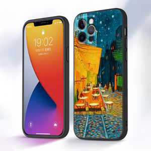 Custodia per telefono con stampa UV per iPhone 16 13 15 14 12 11 Pro MAX XR X SE XS 7 8 Plus Cover Capa di lusso Van Gogh Art expanstics Angel - Product Image 2