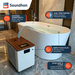Silent <b>Home</b> Cold Plunge Chiller Portable <b>Ice</b> Bath Water Cooler for Apartment & Garage Gym WiFi Controlled Recovery <b>Machine</b> Easy - Product Image 4