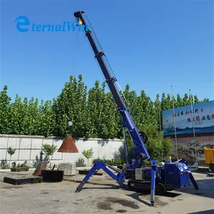 Crawler Chassis Crane 3 tấn Spider Crane nhà máy