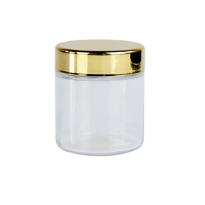 Trẻ Em Chống Dày Tường Lọ Thủy Tinh 3Oz Thẳng Hai Mặt Tròn Thủy Tinh Hoa Container Cr Nắp Cho 3.5G Hoa - Product Image 4