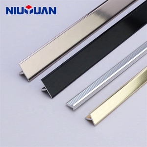 Niuyuan OEM nhà máy kim loại sàn chuyển tiếp dải nhôm t hình dạng gạch TRIM - Product Image 2