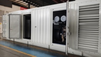 Groupe électrogène conteneurisé super puissant 1000-2000 kW, 40 pieds, silencieux, démarrage automatique, 50 Hz, groupe électrogène de secours de grande capacité