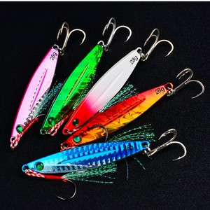Micro-jig 7g-17g avec hameçon assisté à plumes et hameçon triple, jigs métalliques holographiques dorés, <span class=keywords><strong>leurre</strong></span> de <span class=keywords><strong>finesse</strong></span> pour brochet et poisson-soleil - Product Image 2