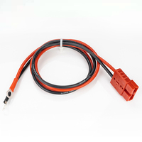 Câble de charge de batterie pour chariot élévateur robuste, connecteur 2 broches en nylon, conducteur en cuivre étamé, fil électrique haute flexibilité