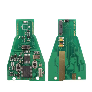 Clé de voiture Mercedes 433Mhz 2/3 boutons, télécommande alimentée par piles, ABS + métal noir, fabriquée en Chine - Product Image 4