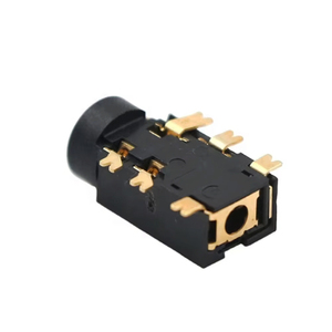 Pj242 2.5mm Nữ âm thanh kết nối 6 pin ổ cắm mạ vàng âm thanh ổ cắm SMT SMD jack cắm tai nghe - Product Image 4