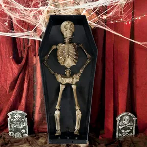 Wholesale Halloween Electric Toys Secret Room Escape Dance Coffin Ghost Whole Body Twist Decoration Haunted House Scene Props