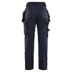 BLAKLADER - 712116458699C36 Pantalones artesanos para mujer 4 vías elásticos Dark Navy/Black-PANTALÓN DE TRABAJO EAN 7330509921784 - Product Image 2