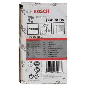 BOSCH - 2608200530 Finish nail SK64 20G, galvanizado-EAN 3165140621700 BRADS, PINS Y CLAVOS COLLATED CLAVOS Y CAJAS DE CLAVOS - Product Image 2