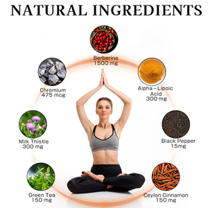 Cápsulas de Cardo Mariano de Buena Calidad, Suplemento Dietético de 1500mg, Cápsulas de Berberina, Apoyo para la Salud Circulatoria del Corazón para Adultos - Product Image 6