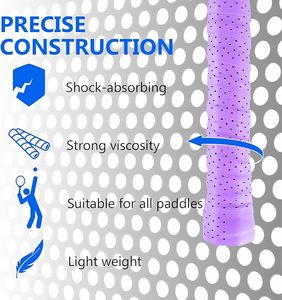 ด้ามจับไม้เทนนิสทำจาก PU ไม้แบดมินตันด้ามจับไม้เทนนิสแบบไม่ลื่นดูดซับเหงื่อได้ดีปรับแต่งได้และราคาถูก - Product Image 2