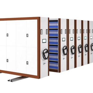 Customized Movable Electric Intelligent Library Mobile Compact Shelving Mobile Shelf Storage System Dense Frame - Product Image 2