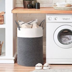 Cesto per Biancheria da Uomo, Cubi Portaoggetti in Vimini Intrecciato a Mano, Scatola Trasparente per Pane, Cesto da Picnic di Marca, Fibra di Paglia Multistrato per Hotel - Product Image 5