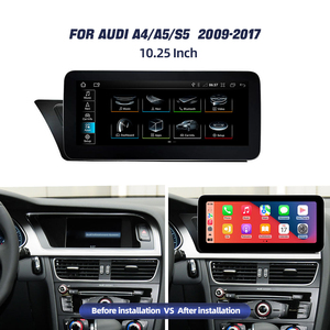 Écran tactile GPS de navigation automobile Android 14 de 10,25 pouces, lecteur radio, écran multimédia Android pour <span class=keywords><strong>Audi</strong></span> A4 A4L A5 <span class=keywords><strong>S5</strong></span> 2009 - 2016 - Product Image 1