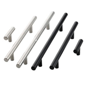 LGGDIS T-Shaped Cabinet Handle Stainless Steel Powder Coated Minimalist Design For Furniture Drawer <b>Door</b> - Product Image 3