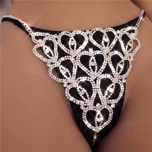 Maille Strass Corps Chaîne Ensemble Plage Poitrine Ventre Bikini Discothèque Partie Soutien-Gorge Du Sein Chaînes - Product Image 3