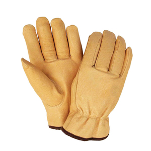 Qualité mode véritable peau de chèvre gants en cuir hommes voiture conduite gants peau de vache gants en cuir - Product Image 1