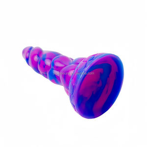 Consolador Anal grande al por mayor monstruo realista 8,26 pulgadas consolador de succión fuerte tapón Anal - Product Image 4