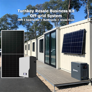 Maison modulaire préfabriquée économique en conteneur de 20 pieds, 2 chambres, avec énergie solaire pour zones isolées - Product Image 2