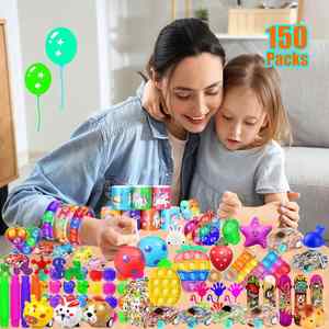 Paquete de 150 Juguetes Sensoriales para Fiestas, Premios para Niños, Regalos para el Aula, Surtido para Cofres del Tesoro, Carnaval, Set de Regalo - Product Image 4