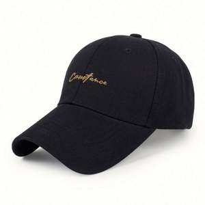 Gorra de Béisbol de Alta Calidad con Visera Rígida, Protección Solar, 6 Paneles, 100% Algodón, Patrón Común con Letras Bordadas en 3D y Hebilla Metálica - Product Image 6