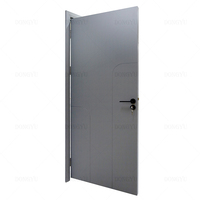 Foshan prix favorable moderne étanche porte d'hôtel appartement en bois plastique PVC Composite intérieur WPC porte