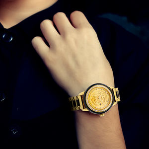 Couple Mechanical Automatic Jade Gold 3D Dragon Dial Business Luxury Sapphire Couple <b>Watch</b> - Product Image 6