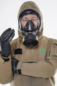 ملابس حماية من CBRN للاستخدام الممتد GGM-02 لفترة تصل إلى 30 يومًا من الارتداء المستمر مع إزالة التلوث بسهولة