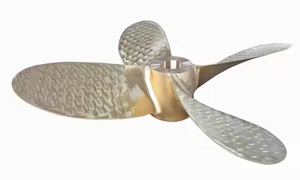 Hélice marine en bronze à 4 pales personnalisable, livraison rapide, accessoire de bateau, prix promotionnel - Product Image 3