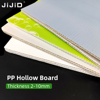 JIJID Boîtes en plastique d'impression personnalisée Boîte en plastique ondulé Boîtes creuses en plastique pour eau boisson