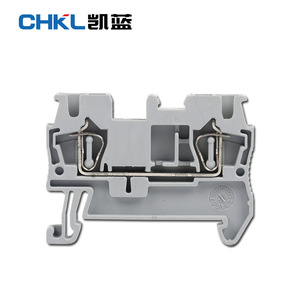 บล็อกขั้วต่อสปริง Chkl St2.5 ทองแดง สำหรับราง Din เชื่อมต่อเร็ว แบบเสียบตรง - Product Image 4