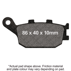 Plaquettes de frein arrière sinterisées FA174 pour Yamaha <span class=keywords><strong>MT</strong></span>-<span class=keywords><strong>07</strong></span> <span class=keywords><strong>MT</strong></span>-09 Honda CBR600RR Kawasaki Ninja <span class=keywords><strong>650</strong></span> Versys <span class=keywords><strong>650</strong></span> Suzuki SV650 DL650 - Product Image 4