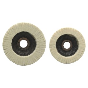 Disque de polissage en feutre de laine à lamelles de 115 mm/125 mm pour meuleuse d'angle, disque de lustrage en laine - Product Image 3