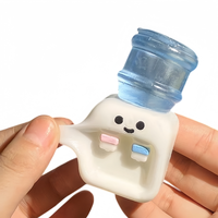 Distributeur d'eau simulé 3D en forme de dessin animé, jouet élastique à retour lent en TPR, cadeau créatif, pour 14 ans et plus, utilisation en extérieur