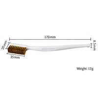 Accessoires pour imprimante 3D : Brosse de nettoyage en laiton pour buse, brosse en cuivre pour outil de nettoyage d'imprimante 3D