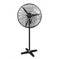 Ventilateur sur support industriel de 30 pouces, 110/220V, trois vitesses éoliennes, de haute qualité, pour l'extérieur
