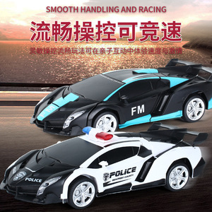 Voiture jouet transformable pour enfants à une touche, rotation à 360 degrés, robot transformable automatique, modèle de voiture en plastique, alimentation par piles - Product Image 4