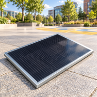 Dalles de sol photovoltaïques personnalisables à énergie solaire, vente en gros directe usine, système de revêtement de sol extérieur à économie d'énergie