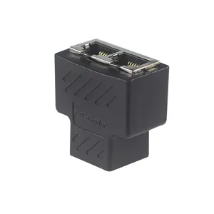 Verschillende Selectie CAT5e Panel Mount Rj45 Socket Ethernet Double End Splitters RJ45 Connector