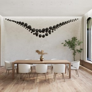 ANNO thiết kế mới màu đen bóng thủy tinh ánh sáng mặt dây chuyền có thể được tùy chỉnh biệt thự đèn chùm ánh sáng - Product Image 2