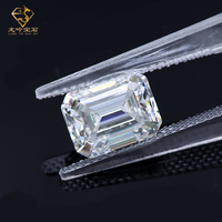 Pierre de moissanite certifiée GRA 5x7mm 7x9mm VVS, vente en gros de bijoux, moissanite en vrac, DEF blanc, taille émeraude, diamant de moissanite