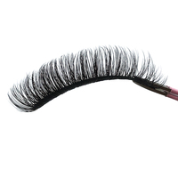 Faux cils en bande russes d Curl pour un look œil de chat, nouvelle tendance, vente en gros, pour la création de sa marque