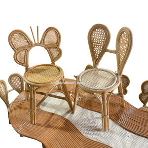 Silla Infantil de Mimbre y Ratán Hecha a Mano para Decoración de Fiestas de Cumpleaños, Mueble Infantil Resistente, Accesorio para Fotos - Product Image 6