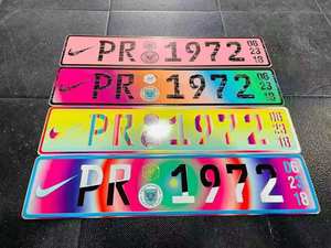 <span class=keywords><strong>Plaque</strong></span> d'immatriculation de voiture <span class=keywords><strong>Belgique</strong></span> réfléchissante européenne en aluminium <span class=keywords><strong>personnalisée</strong></span> à la mode en gros - Product Image 5